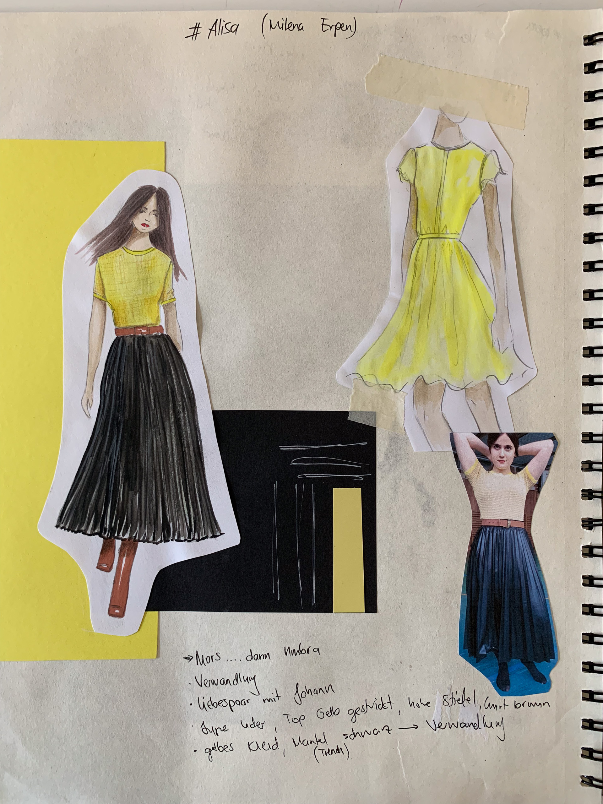 Umbra, Musical, LaPoste, Visp, Kostüm, Kostümbild, Claudia Pfammatter, Design, Konzept, Entwurf