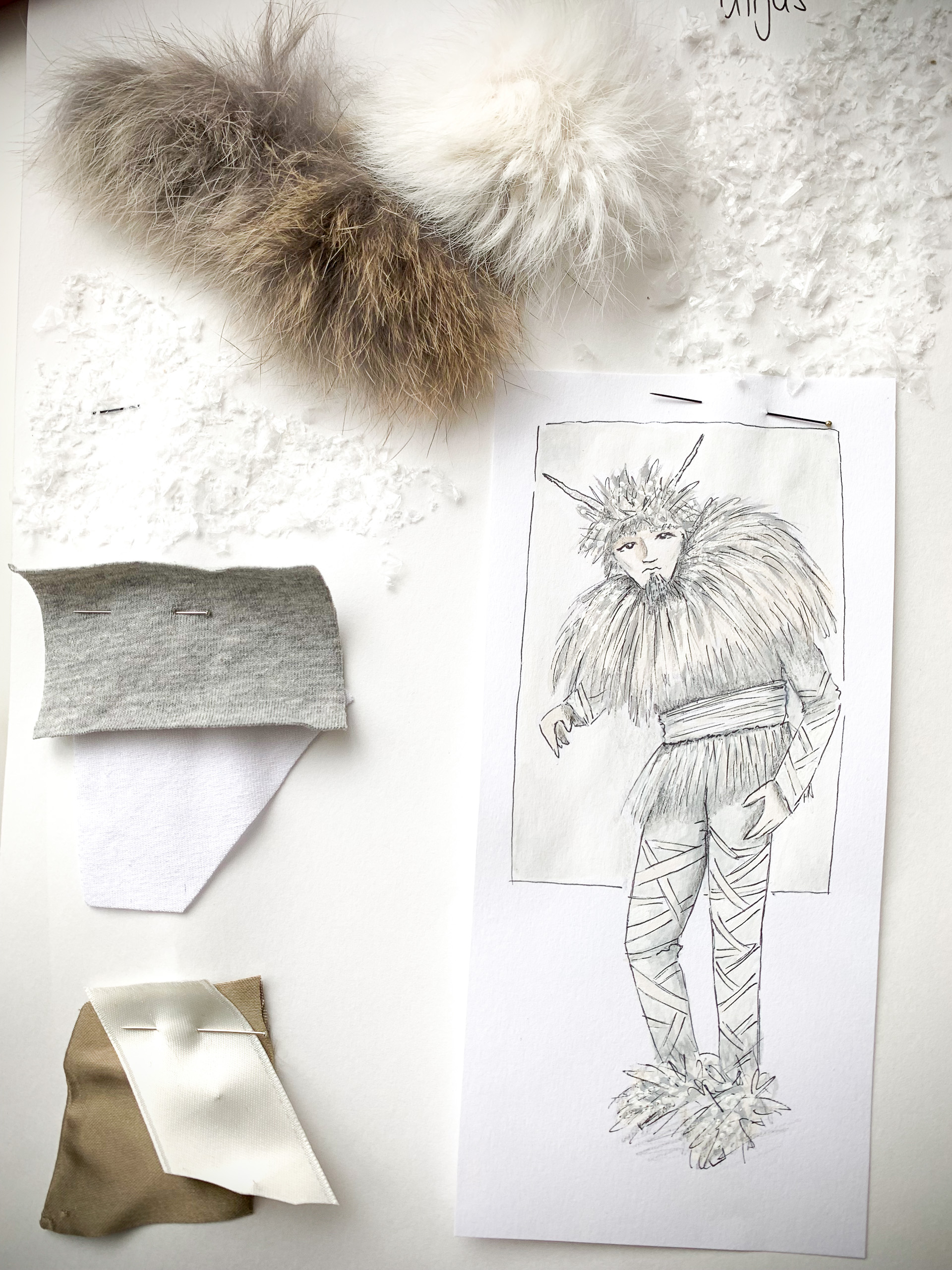 Schneekönigin, Visper Theater, historische Kostüme, Visp, Kostüm, Kostümbild, Claudia Pfammatter, Design, Konzept, Entwurf