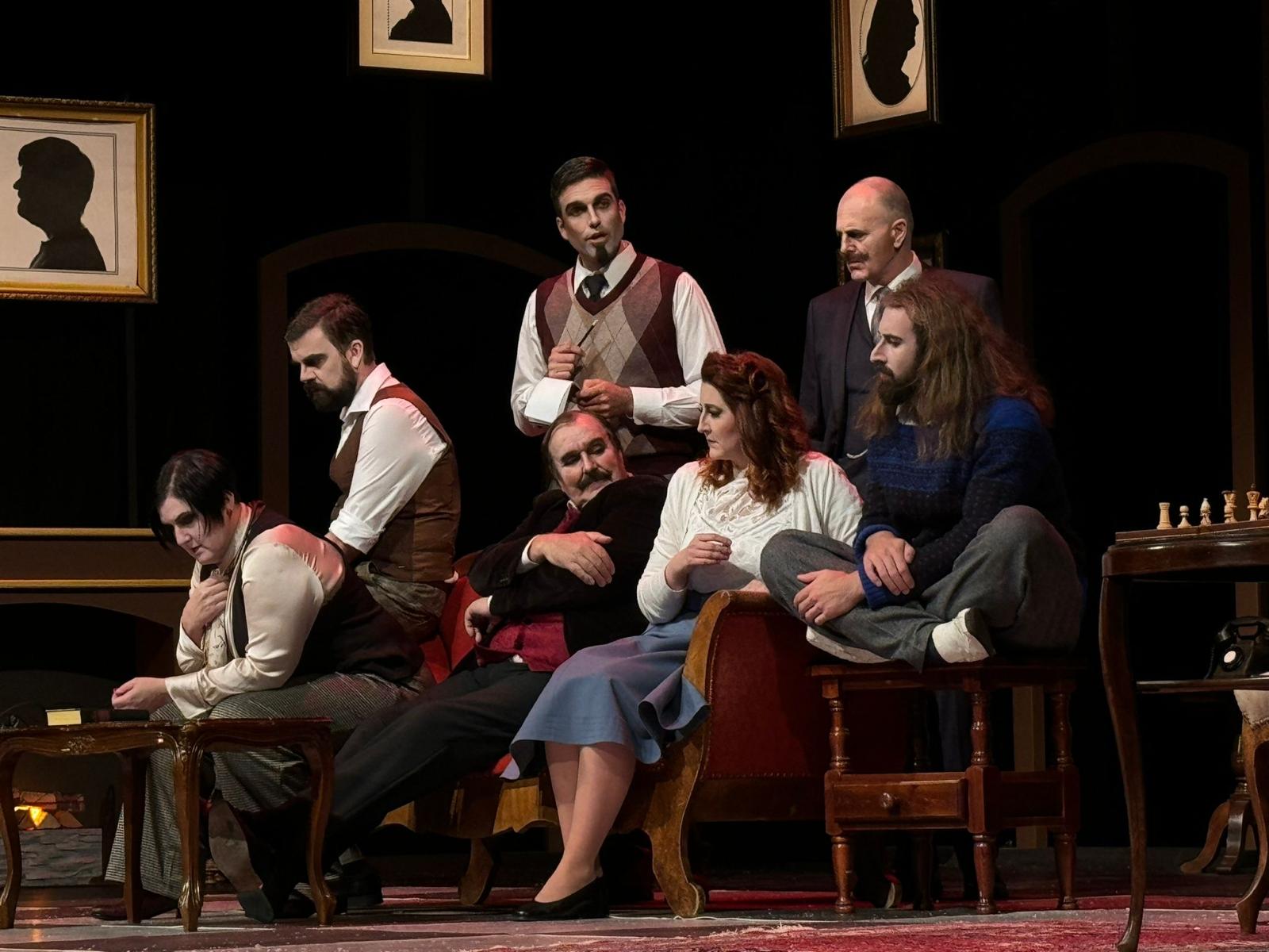 Die Mausefalle, Visper Theater, Kostüm, Kostümbild, Claudia Pfammatter, Design, Konzept, Entwurf