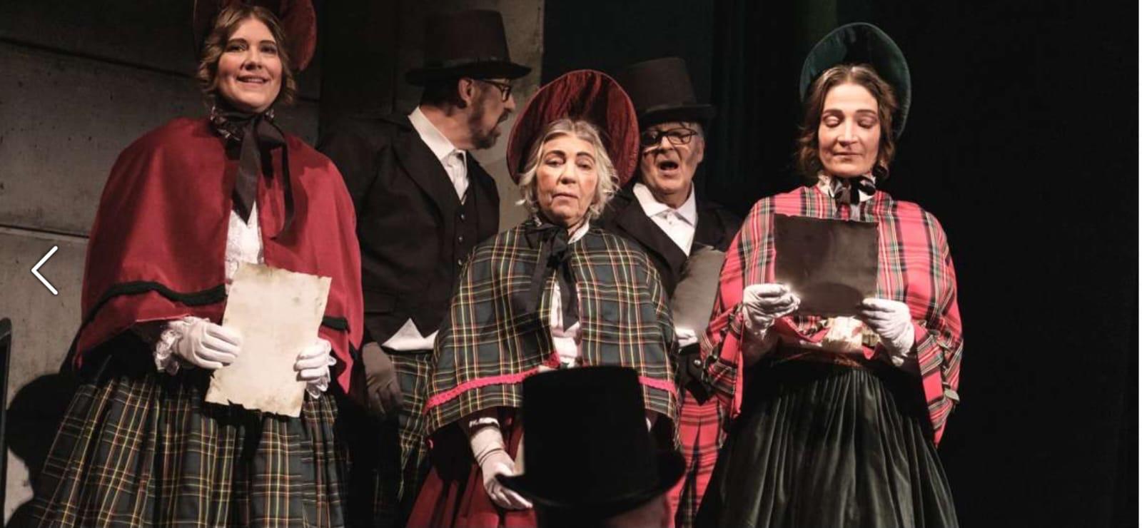 Scrooge, Weihnachtsgeschichte, Visper Theater, historische Kostüme, Visp, Kostüm, Kostümbild, Claudia Pfammatter, Design, Konzept, Entwurf